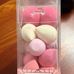 Makeup Blender Sponge Set - Pink & Cream